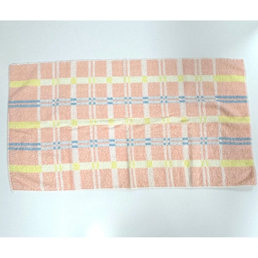 Vintage Haynes plaid towel set